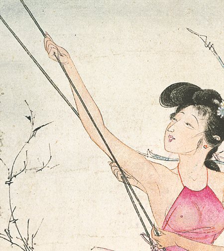 武义-胡也佛的仕女画和最知名的金瓶梅秘戏图